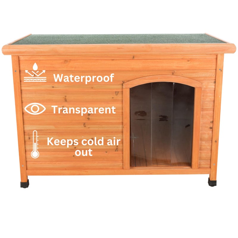 Trixie Vinyl Dog Door Flap, Fits 12 x 16.7-in Wooden Dog House Opening, Replacement Doggie Door Curtain Flap for Wooden Doghouses - Image 5